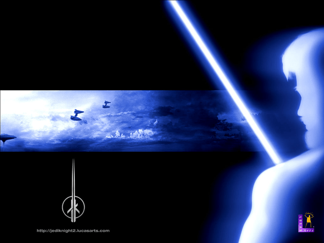 Star Wars Jedi Knight II: Jedi Outcast title screen for Xbox